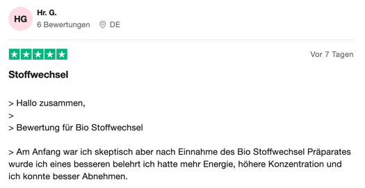 Stoffwechsel
